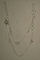 Clear Quartz Double Layer Necklace