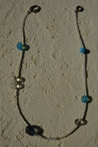 Aquamarine & Clear Quartz Necklace