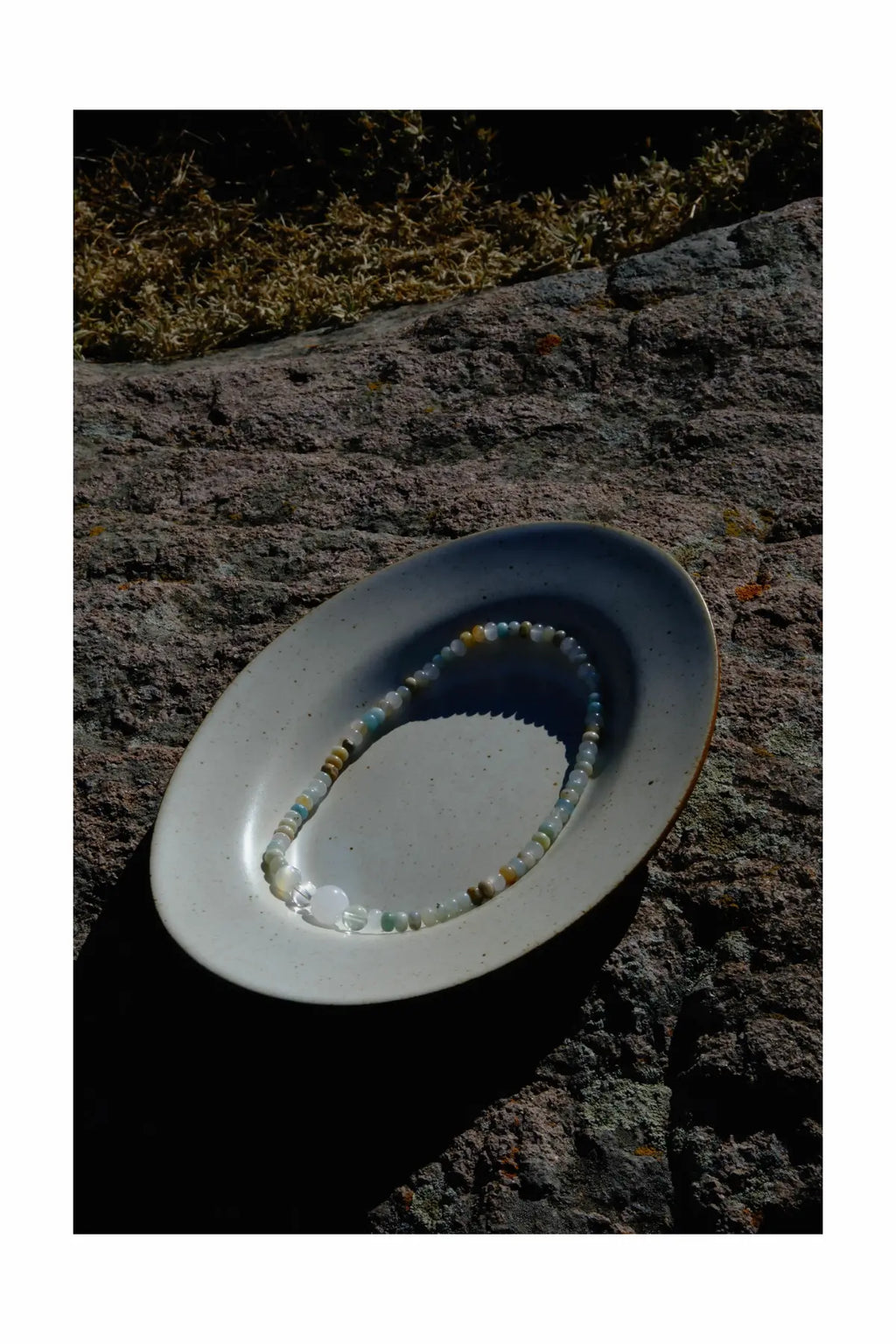 Amazonite Jade & Green Moonstone Double-Wrap Bracelet