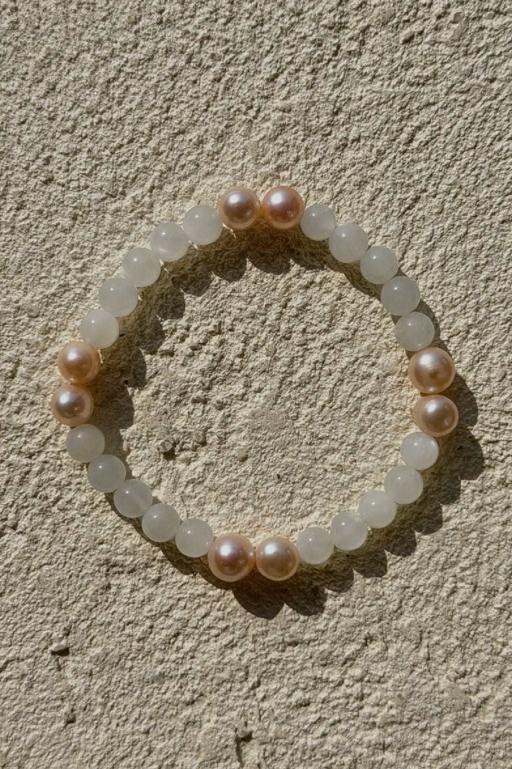 Moonstone & Pearl Bracelet