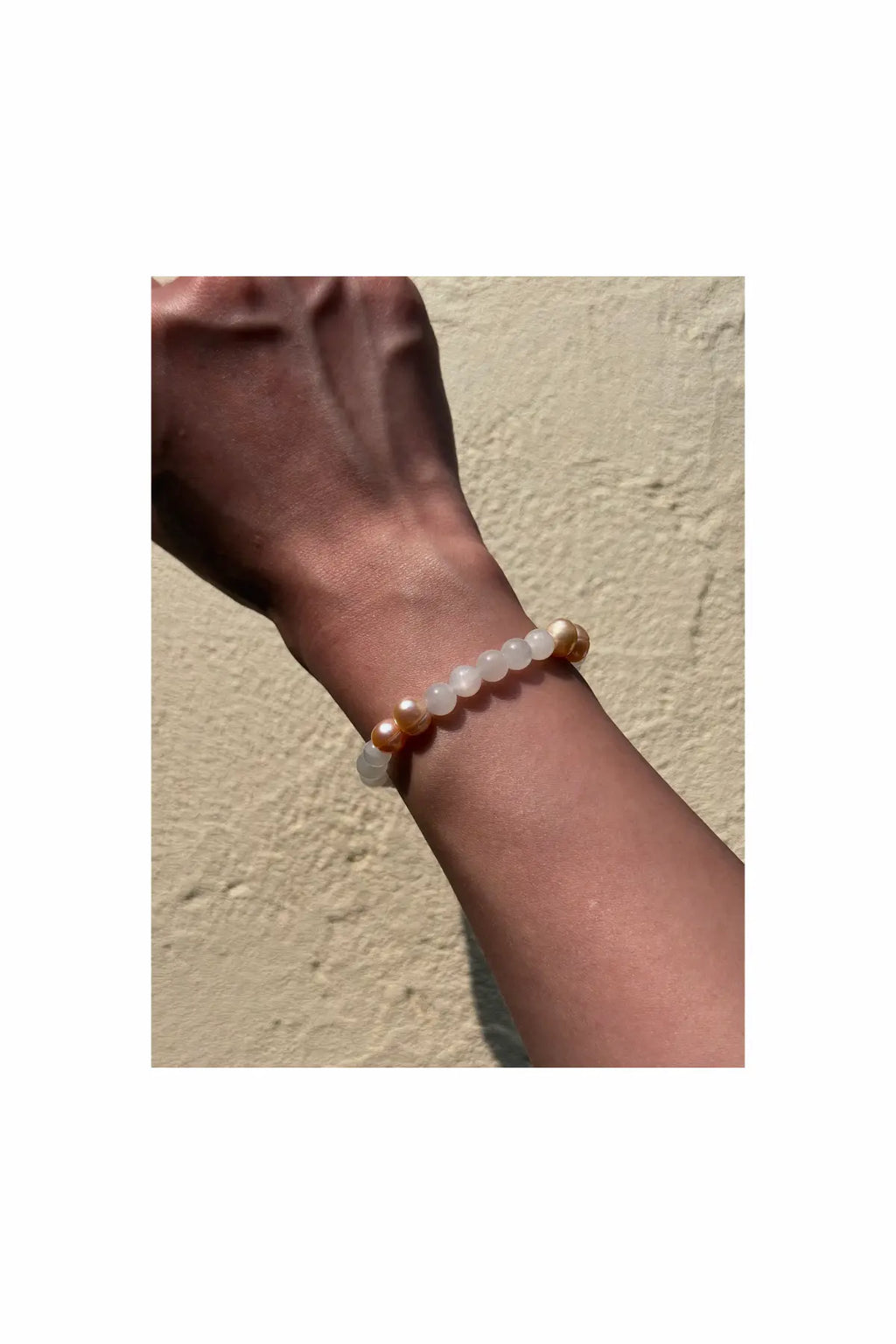 Moonstone & Pearl Bracelet
