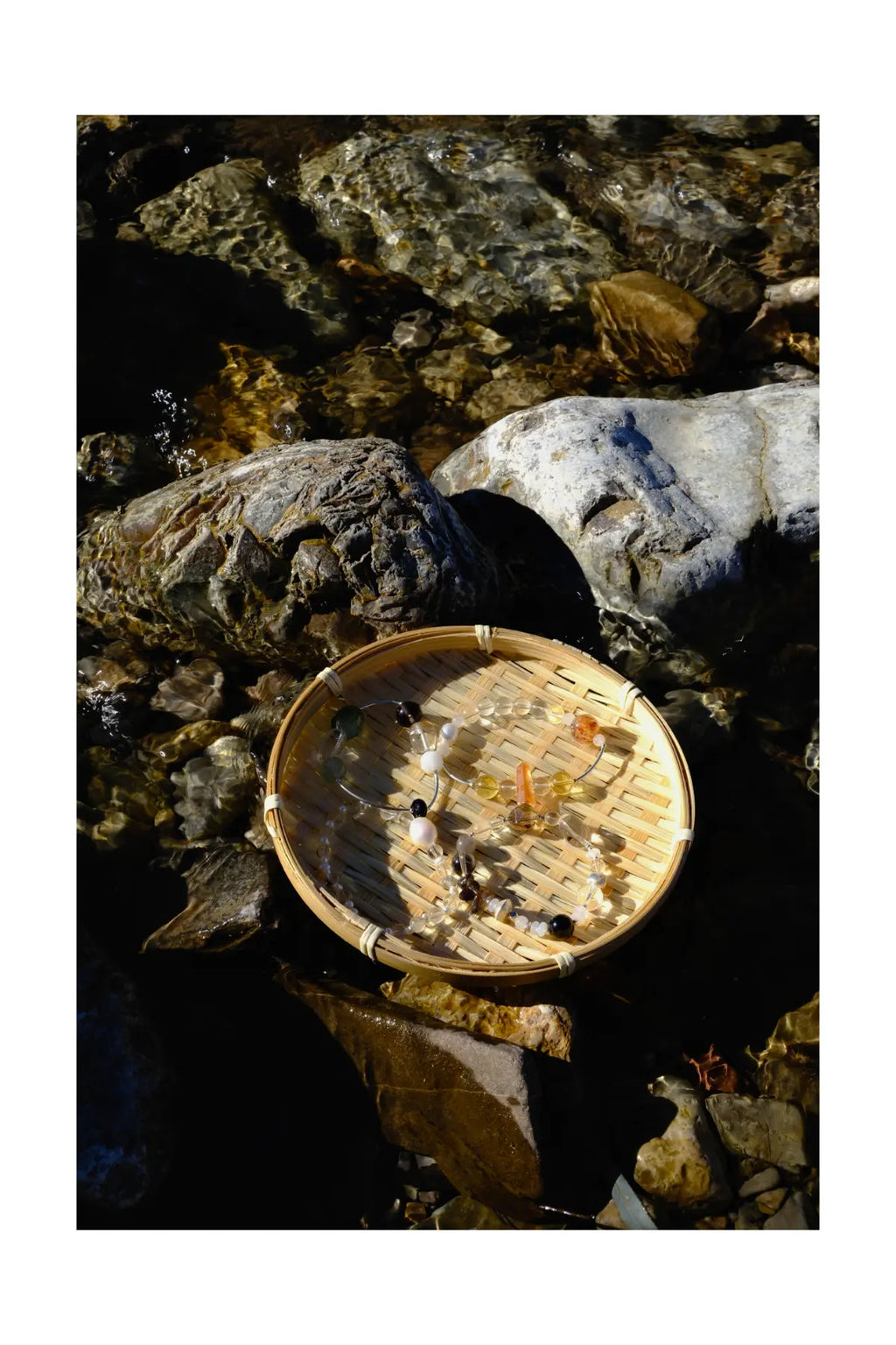 Citrine & Red Super Seven Quartz Bracelet
