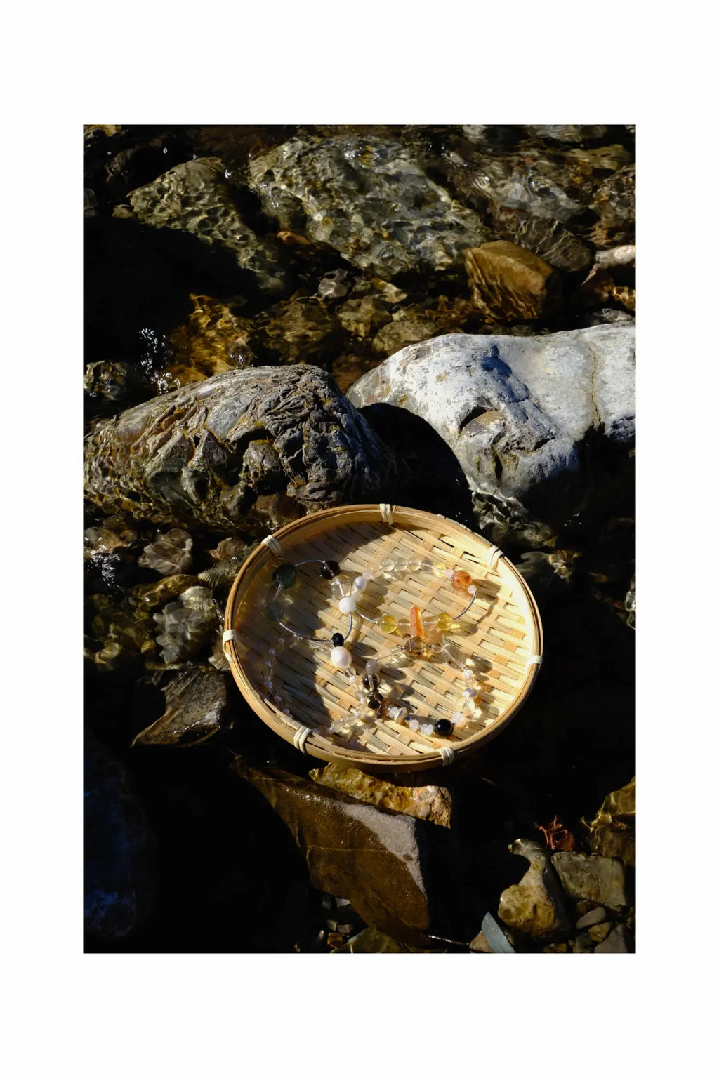 Clear Quartz & Baroque Pearl Bracelet