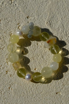 Citrine & Clear Rabbit Hair Quartz Bracelet