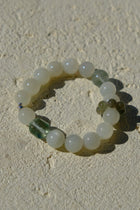Green Rutilated Quartz & Green Phantom Quartz Bracelet