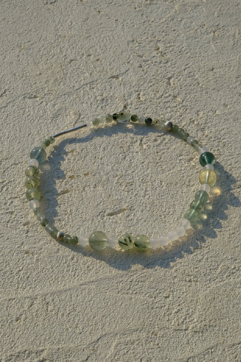 Amethyst & Purple Rabbit Hair Double Wrap Bracelet