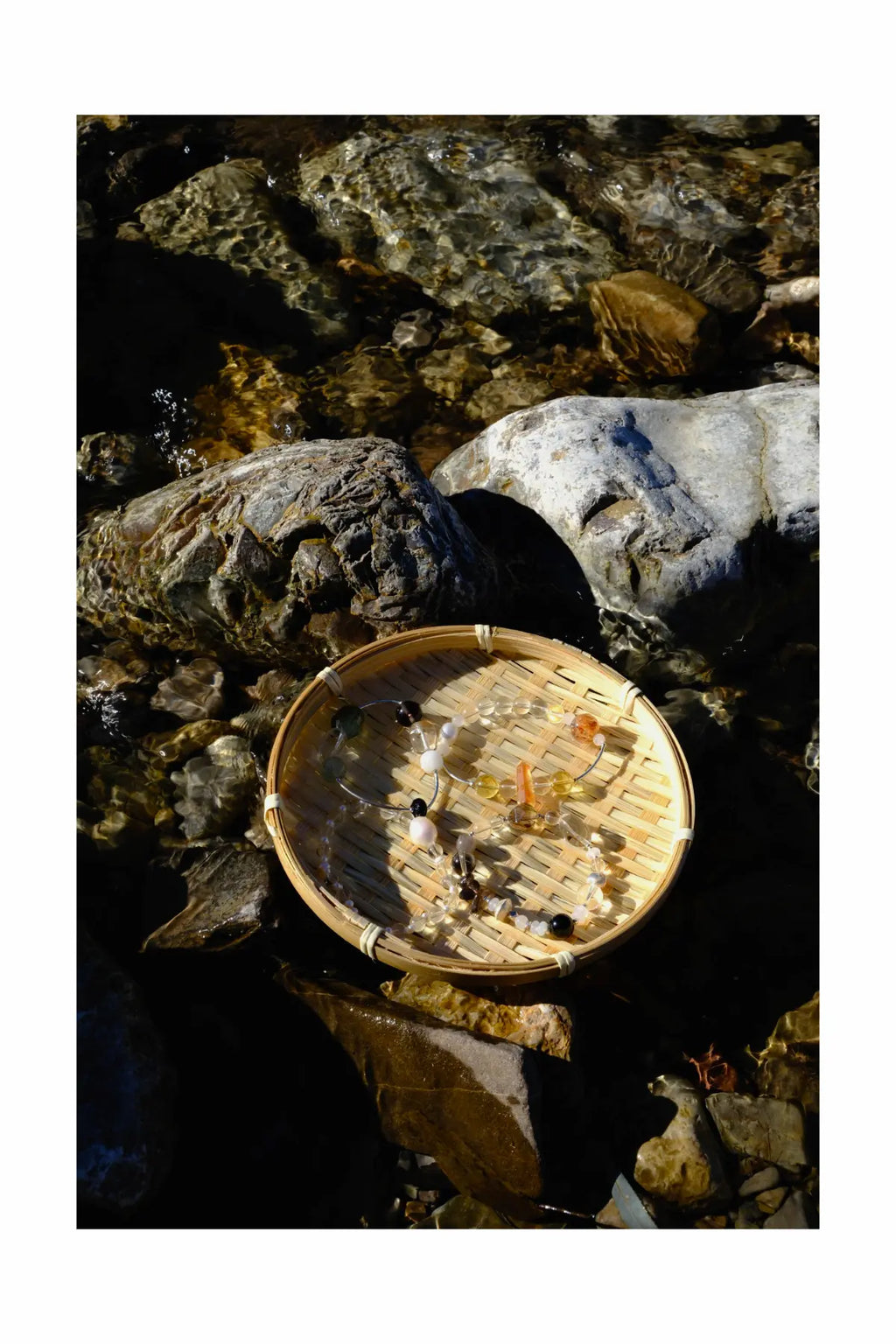 Clear Quartz & Smoky Quartz Bracelet